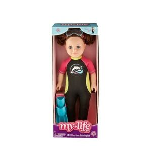 New My Life as a Marine Biologist Brunette 18" Posable Girl Doll